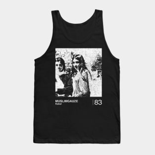 Muslimgauze / Minimalist Graphic Fan Artwork Design Tank Top